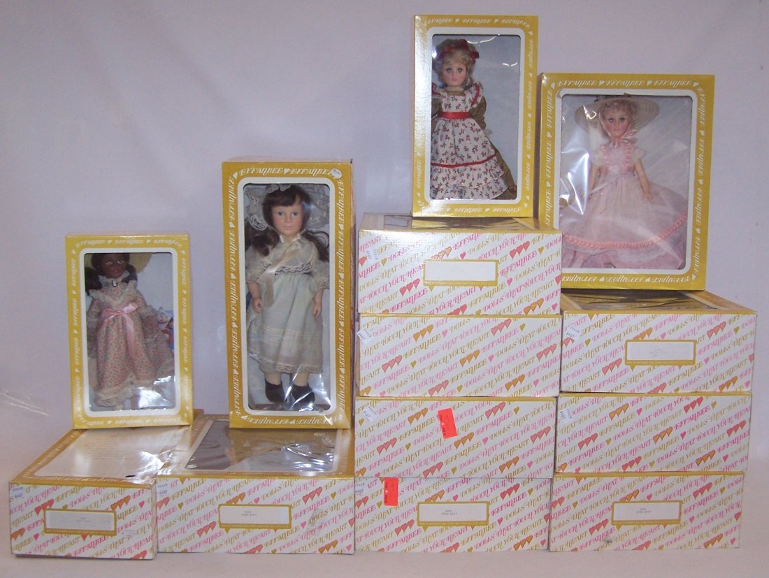 *13 EFFANBEE DOLLS: Betsy Ross, Mary Ann Laurel, etc.