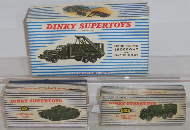 *3 DINKY DIECAST MILITARY MODELS (1 of 10)
