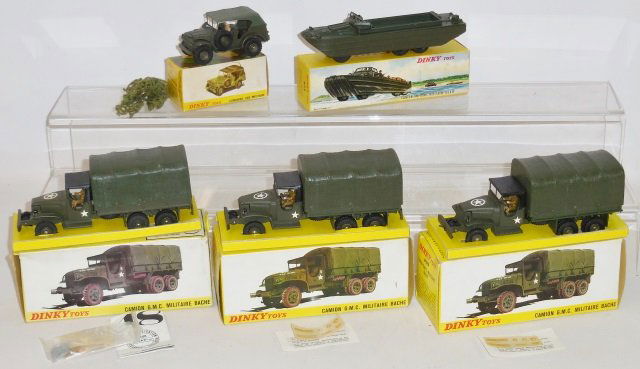 *5 DINKY DIECAST MILITARY MODELS (1 of 7)
