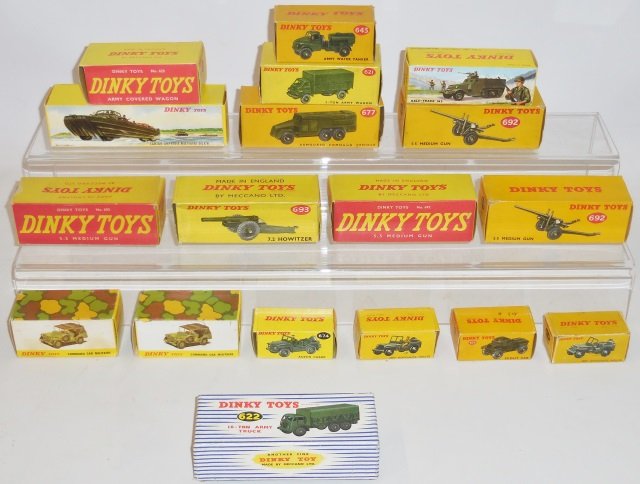*18 DINKY DIECAST MILITARY MODELS (1 of 1)