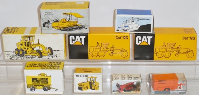 *9 DIECAST CONSTRUCTION EQUIPMENT MODELS (1 of 1)