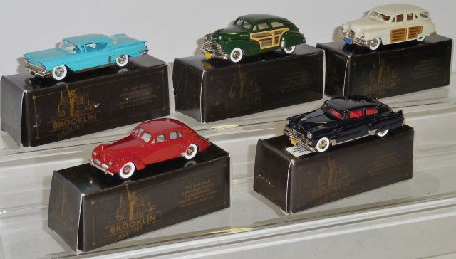 *5 BROOKLIN DIECAST MODEL CARS (1 of 2)