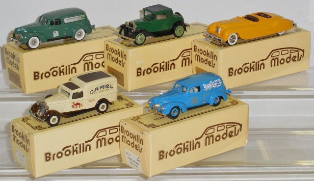 *5 BROOKLIN DIECAST MODEL CARS (1 of 2)