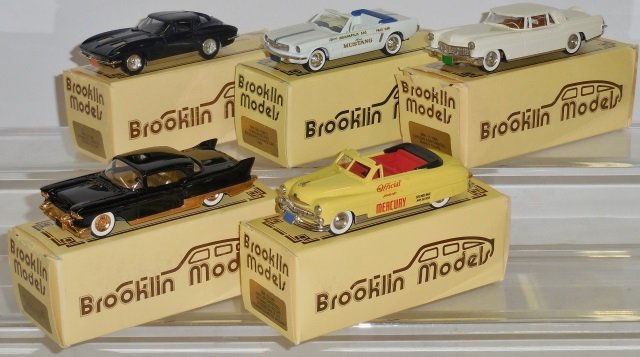 *5 BROOKLIN DIECAST MODEL CARS (1 of 2)