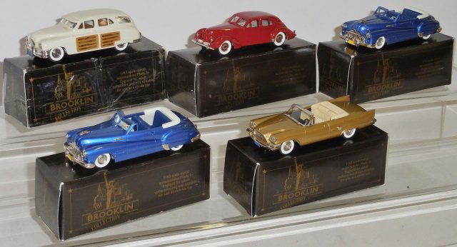 *5 BROOKLIN DIECAST MODEL CARS (1 of 2)