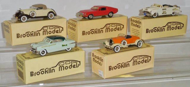 *5 BROOKLIN DIECAST MODEL CARS (1 of 2)