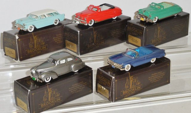 *5 BROOKLIN DIECAST MODEL CARS (1 of 2)