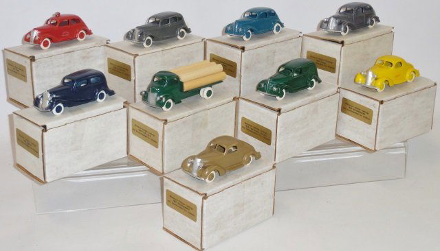 *9 MINIATURE VEHICLE CASTINGS INC. MODEL CARS (1 of 3)