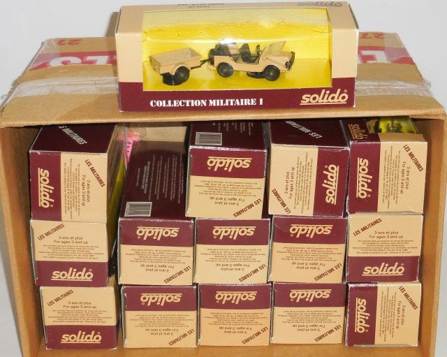 *15 SOLIDO DIECAST MILITARY MODEL SETS (1 of 2)