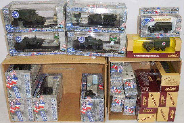 *2 GROUPS OF SOLIDO DIECAST MILITARY MODELS (1 of 2)