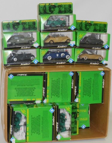 *GROUP OF SOLIDO DIECAST CARS (1 of 2)