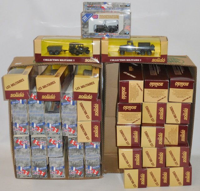 *2 GROUPS OF SOLIDO DIECAST MILITARY MODELS (1 of 1)