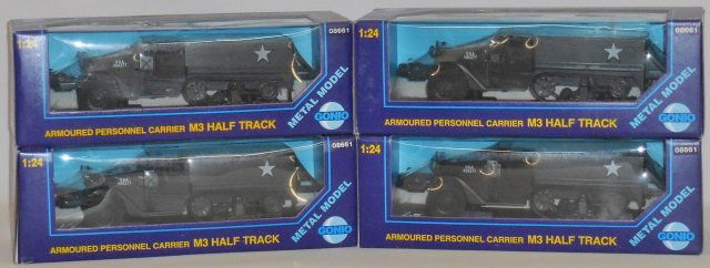 *4 GONIO 1:24 SCALE MILITARY MODELS (1 of 2)