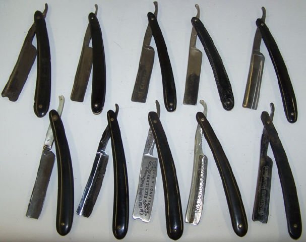 *10 STRAIGHT RAZORS (1 of 4)