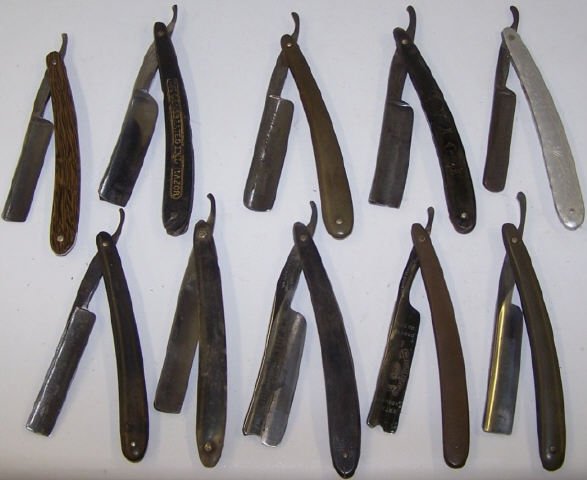 *10 STRAIGHT RAZORS (1 of 3)