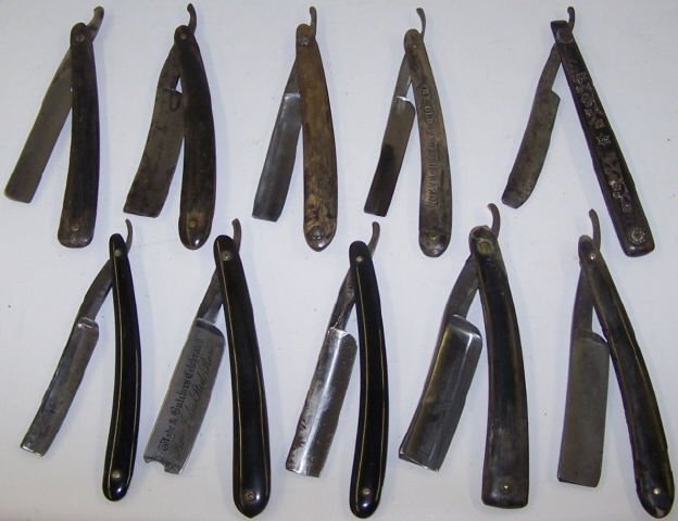 *10 STRAIGHT RAZORS (1 of 5)