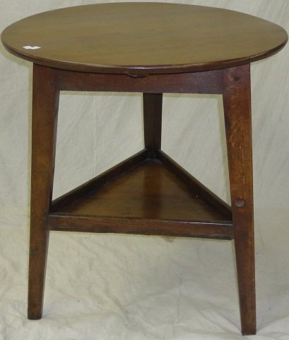 *GEORGIAN ELM CRICKET TABLE (1 of 1)