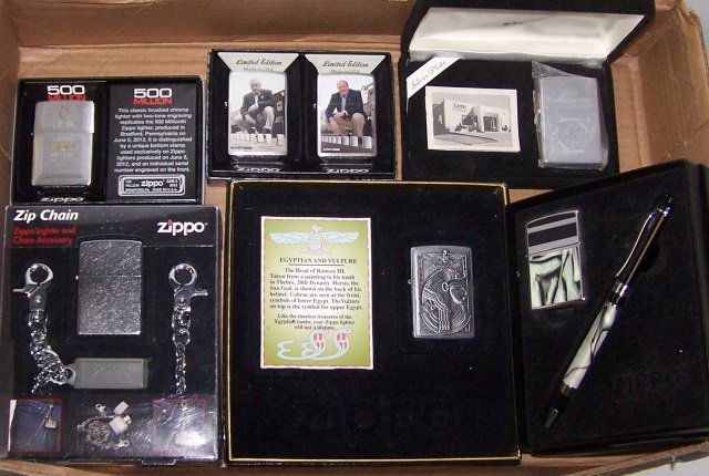 *7 ZIPPO LIGHTERS (1 of 1)