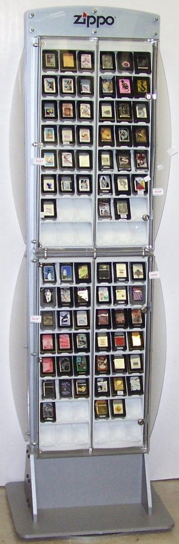 *ZIPPO FLOOR MODEL DISPLAY CASE (1 of 5)