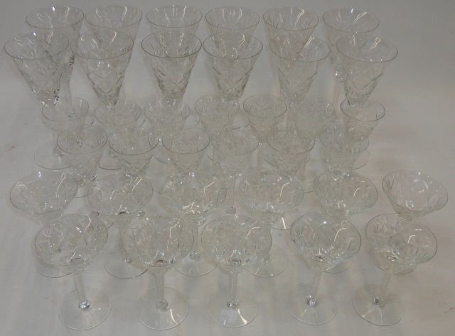 *36 PIECES OF STEMWARE (1 of 2)