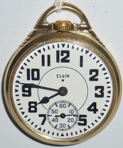 ELGIN R.W RAYMOND RAILROAD POCKET WATCH (1 of 2)