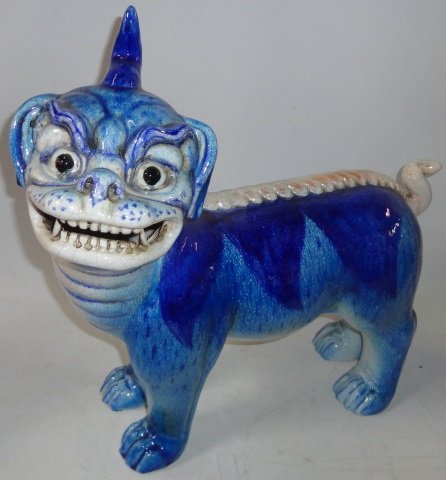 *ORIENTAL POTTERY FIGURE (1 of 2)