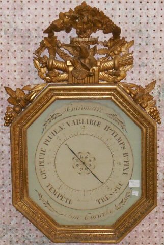 *19TH C. FRENCH BAROMETER (1 of 1)