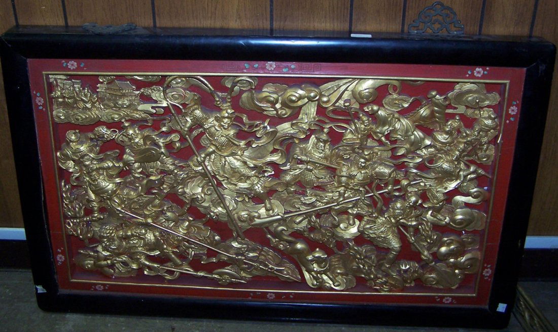 *ORIENTAL WALL PLAQUE (1 of 2)