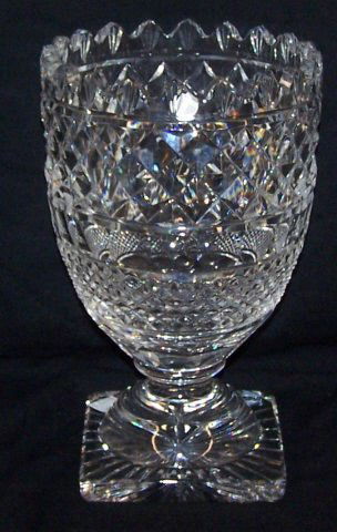 *WATERFORD CRYSTAL FOOTED VASE (1 of 1)