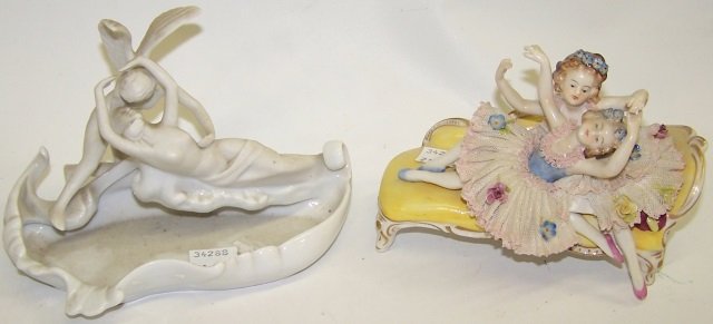 *2 PORCELAIN FIGURAL GROUPINGS (1 of 5)
