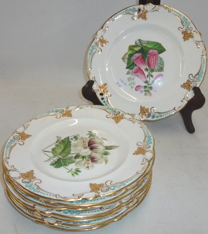 *SET OF 8 19TH C. CONTINENTAL PLATES (1 of 1)
