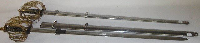 *PAIR OF SCOTTISH BROADSWORDS (1 of 2)