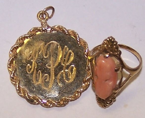 *2 PIECES OF 14K YELLOW GOLD (1 of 1)