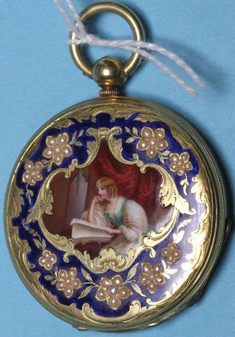 *19TH C. SWISS KEY WIND POCKET WATCH (1 of 3)
