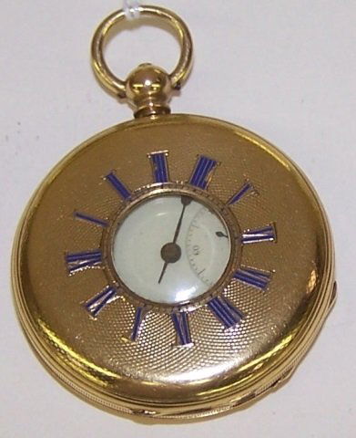 *18K YELLOW GOLD POCKET WATCH (1 of 5)