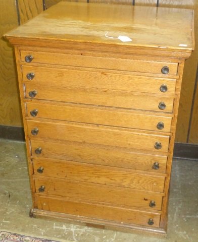 *EARLY 20TH C. SPOOL CABINET (1 of 1)
