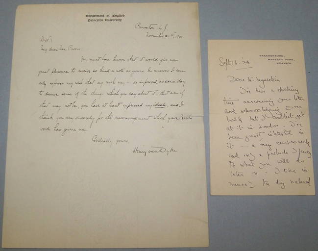 *2 Signed Handwritten Letters