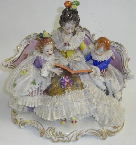 *DRESDEN PORCELAIN FIGURE (1 of 4)