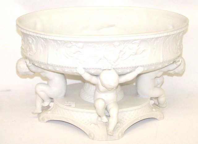 *GERMAN BISQUE CENTER BOWL (1 of 2)