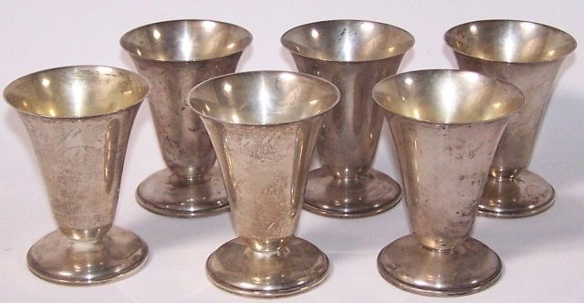 *6 STERLING SILVER WINES (1 of 2)