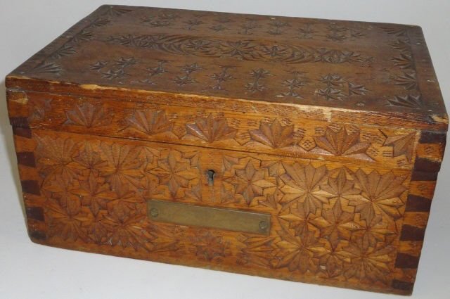 19TH C. AMERICAN DOCUMENT BOX (1 of 1)