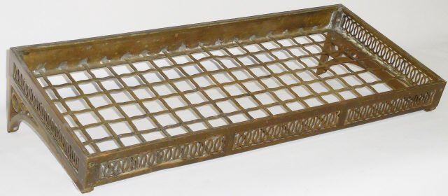 *PULLMAN RAILROAD CAR BRASS LUGGAGE RACK (1 of 4)