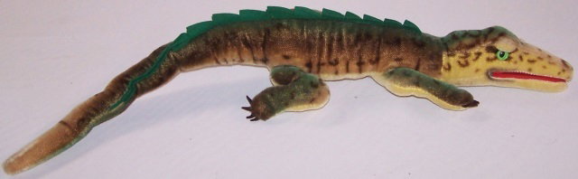 *STEIFF ALLIGATOR: Missing tag, approximate length 26".