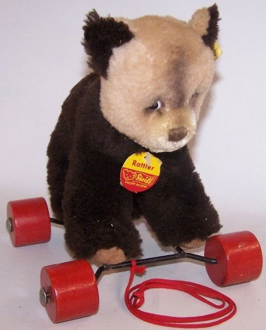 *STEIFF BEAR ON WHEELS (1 of 5)