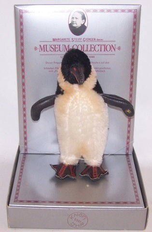 *STEIFF PENGUIN: Approximate height 6", with original box.