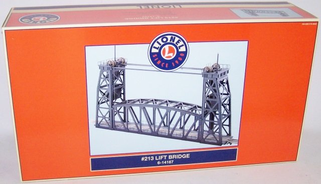 *LIONEL #213 LIFT BRIDGE: O gauge, item #6-14167, in original box and shipping container.