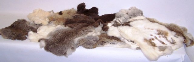 *GROUP OF MISCELLANEOUS PELTS: *GROUP OF MISCELLANEOUS PELTS