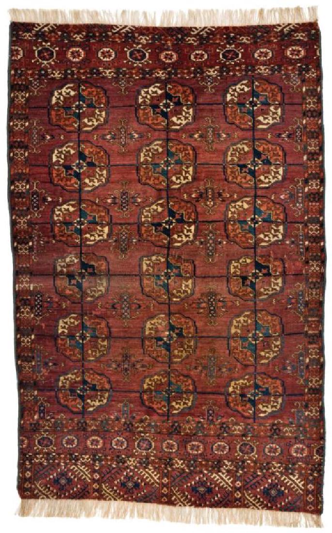 Tekke 155 x 92 cm (5ft. 1in. x 3ft.) Turkmenistan, (1 of 2)