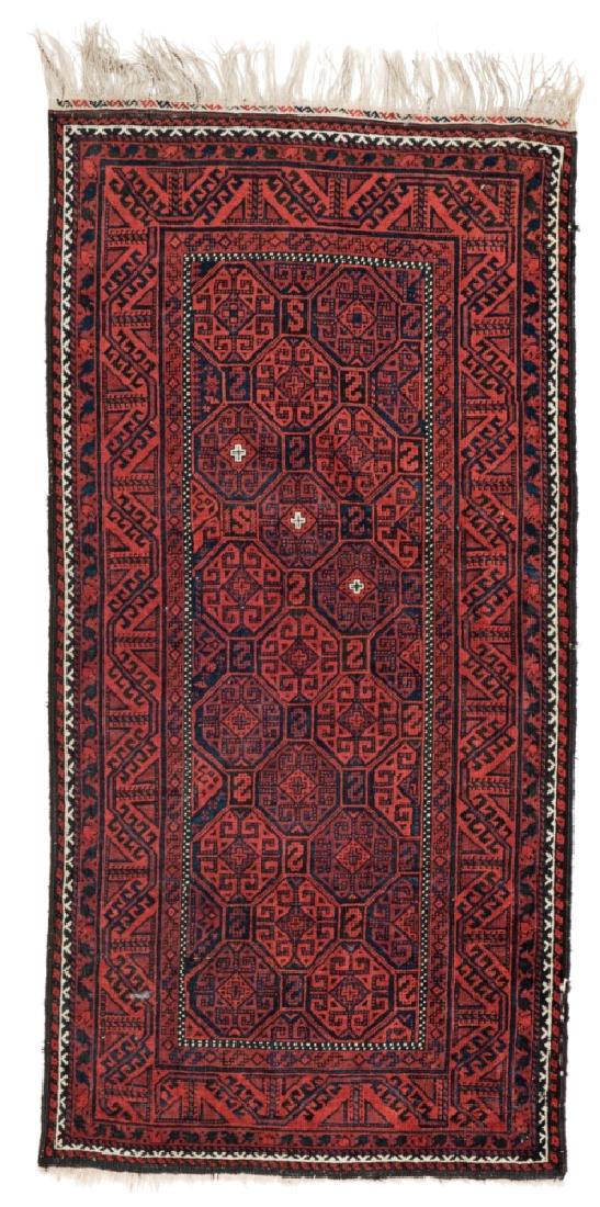 Baluch 180 x 184 cm (5ft. 11in. X 6ft.) Persia, early