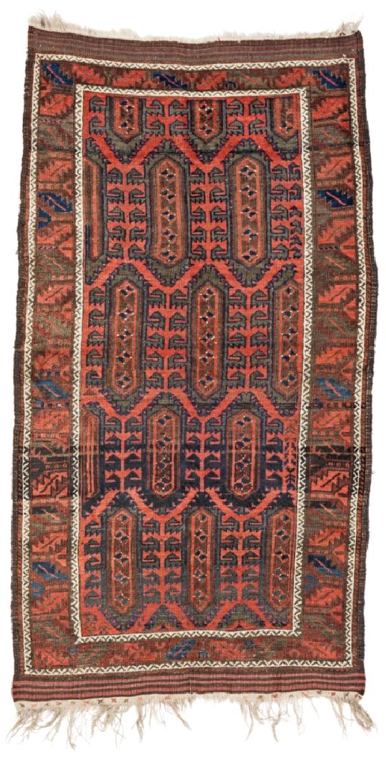 Baluch 205 x 79 cm (6ft. 9in. X 2ft. 7in.) Persia, ca. (1 of 2)